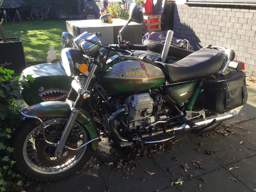 5 Moto Guzzi zijspan combinaties........, Motoren, Particulier, Toermotor