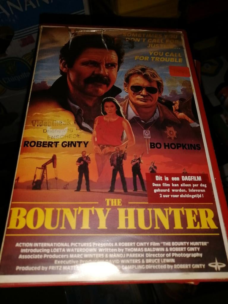 VHS ex-rental - The Bounty Hunter, Cd's en Dvd's, VHS | Film, Vanaf 16 jaar, Ophalen of Verzenden, Gebruikt, Horror