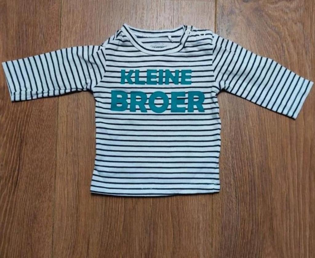 Prenatal longsleeve kleine broer maat 56 z.g.a.n, Kinderen en Baby's, Babykleding | Maat 56, Ophalen of Verzenden, Zo goed als nieuw