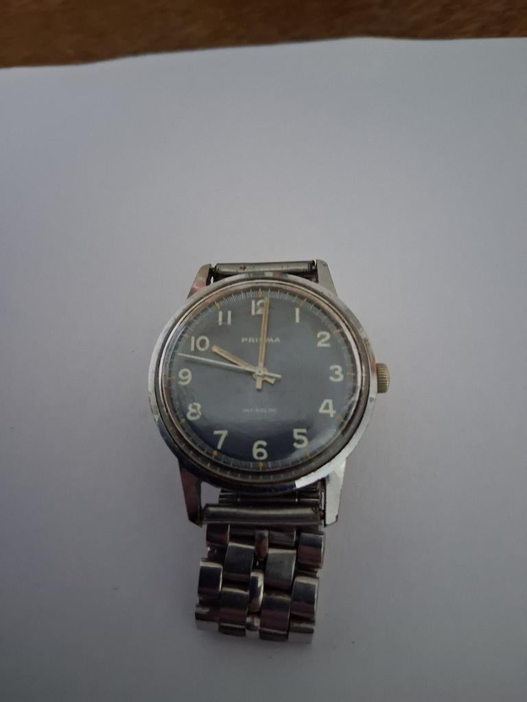 Vintage Prisma Polshorloge - Roestvrij Staal, Ophalen of Verzenden