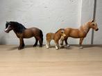 Schleich dartmoor familie 30, Ophalen of Verzenden, Zo goed als nieuw, Paard, Beeldje of Figuurtje