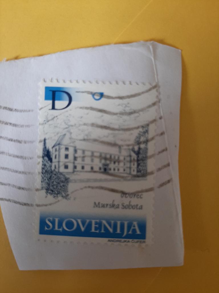 2001 Slovenie kasteel van Murska Sobota, Verzenden, Overige landen, Gestempeld