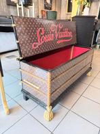 Custom Louis Vuitton Opbergkist - Goud & Rood Croco Design, Ophalen, Marlons, 50 tot 75 cm, Eu