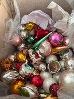 Rond de 60 a 70 antieke vintage kerstballen, Diversen, Kerst, Ophalen, Gebruikt
