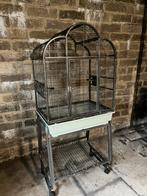 Papagaaienkooi, Dieren en Toebehoren, Vogels | Hokken en Kooien, Ophalen, Zo goed als nieuw, Metaal, Vogelkooi