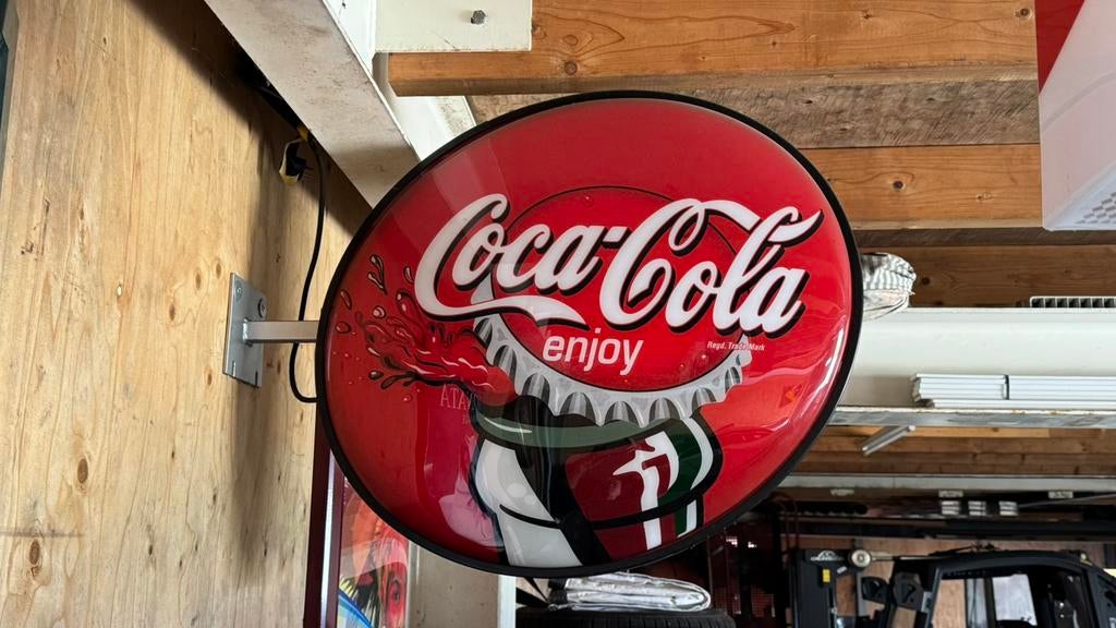 Coca cola borden Leffe en andere reclame borden, Ophalen, Nieuw, Reclamebord, Plaat of Schild, Overige merken