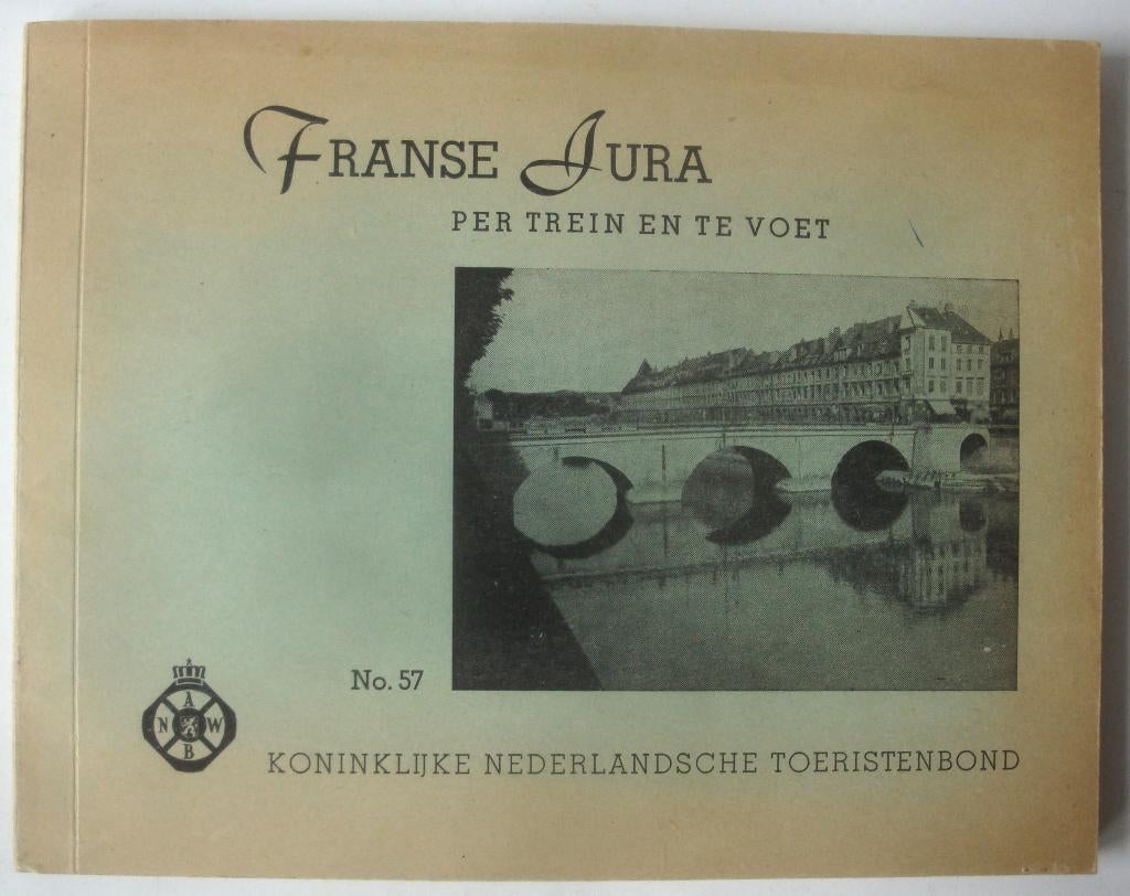 ANWB gidsje no. 57 Franse Jura per trein en te voet, z.j., ANWB, Europa, Ophalen of Verzenden, Zo goed als nieuw