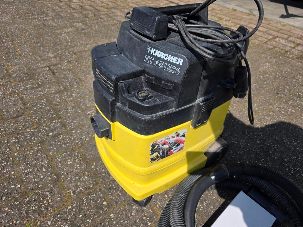 Karcher NT 351 ECO bouwstofzuiger / garage stofzuiger, Ophalen, Gebruikt, Waterstofzuiger, Reservoir
