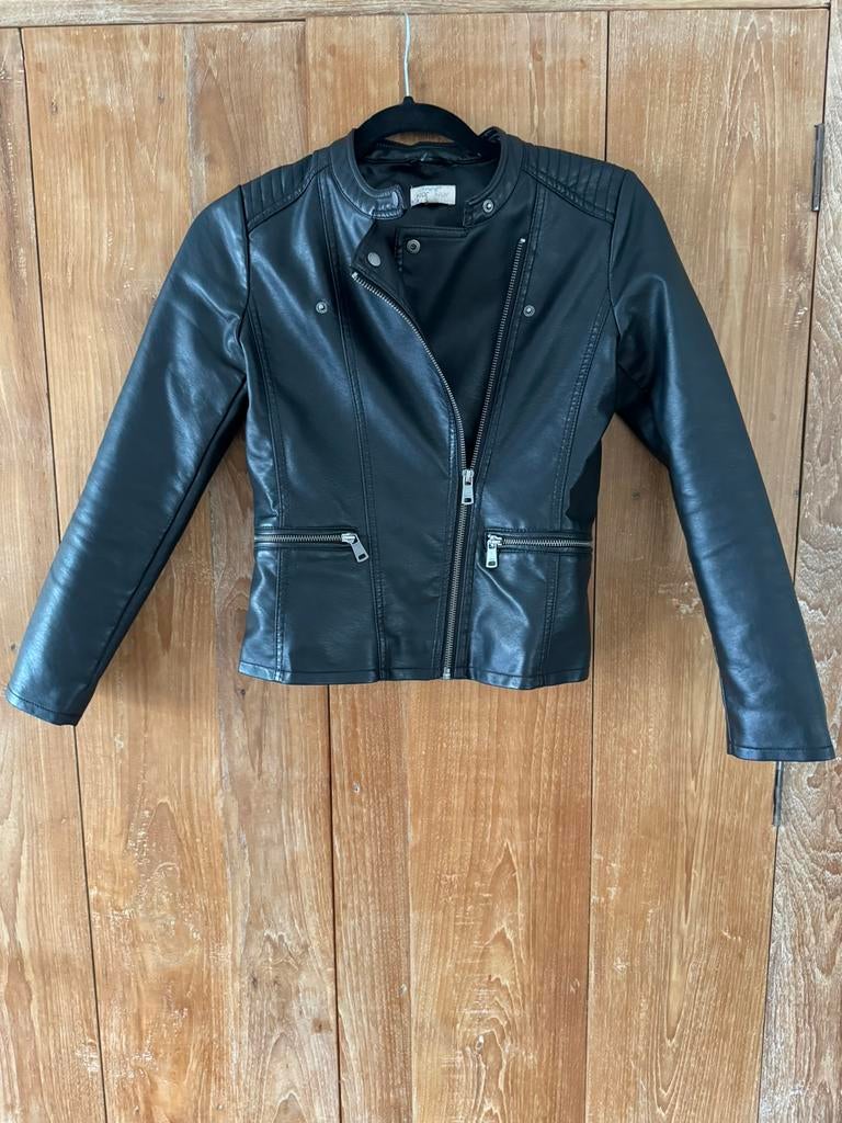Leatherlook jas maat 152 KidsOnly, Ophalen, Zo goed als nieuw, Meisje, Jas