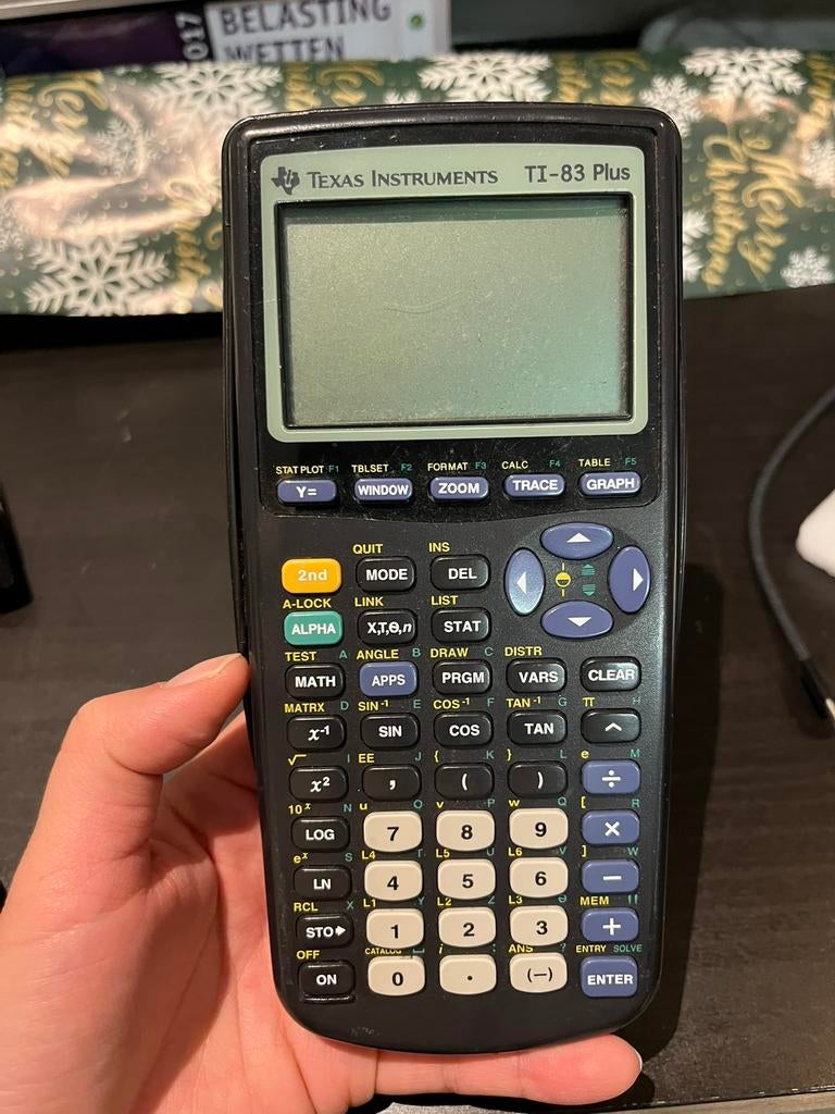 Texas Instruments Grafische rekenmachine TI-83 , 184 kb geheugen