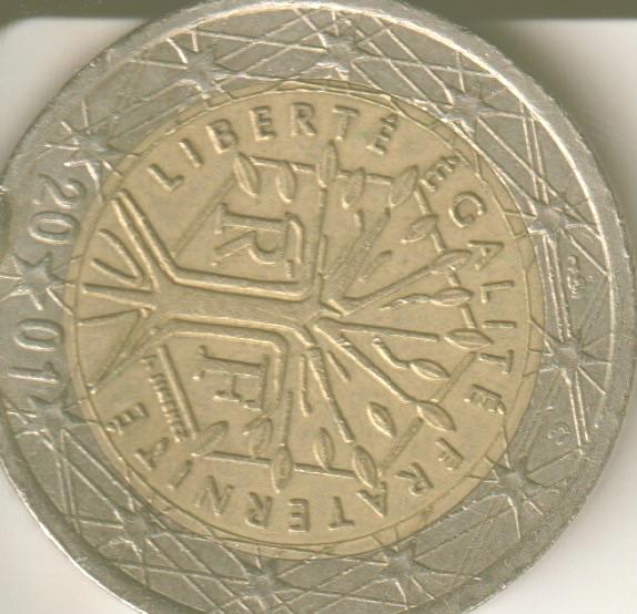 2 euro 2001 frankrijk, Verzenden, Frankrijk, 2 euro