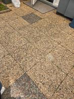 Tuintegels grindlook 50x50, ongeveer 30m2, Ophalen