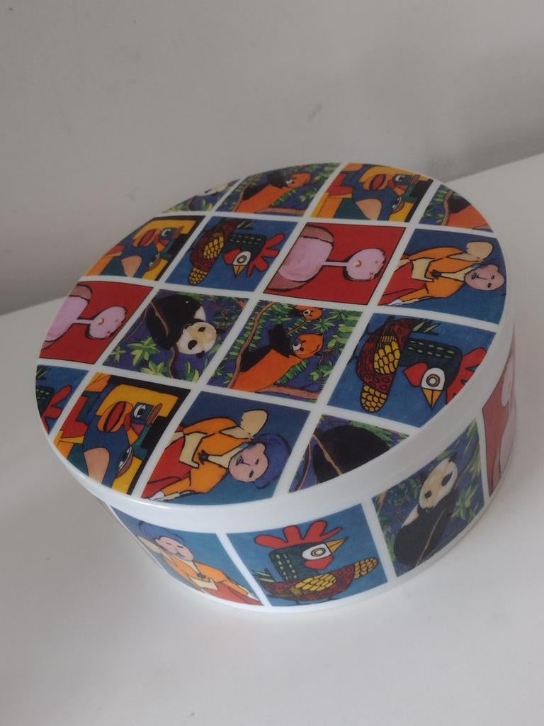 Reinaerde Schoonhoven keramiek koektrommel, Ophalen of Verzenden