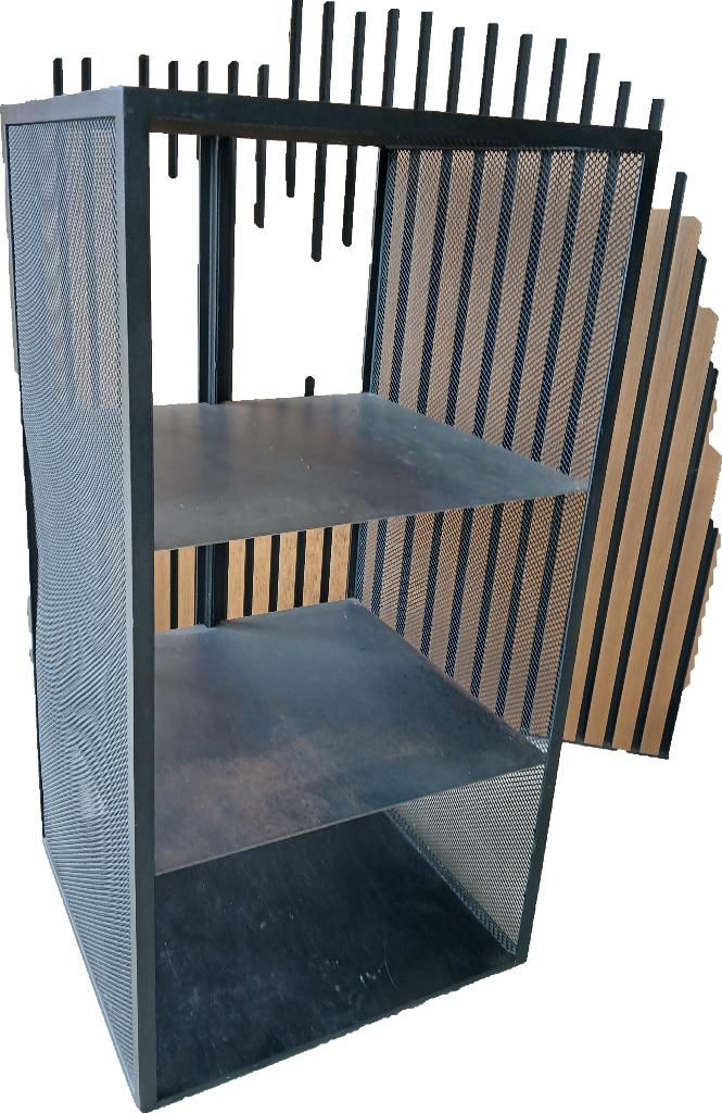 Metalen kast, Huis en Inrichting, Kasten | Roldeurkasten en Archiefkasten, Ophalen, Gebruikt, 100 tot 150 cm, 50 tot 100 cm