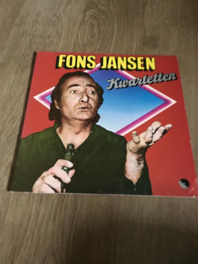 Elpee Fons Jansen Kwartetten, Cd's en Dvd's, Ophalen of Verzenden, Gebruikt, 12 inch, Levenslied of Smartlap