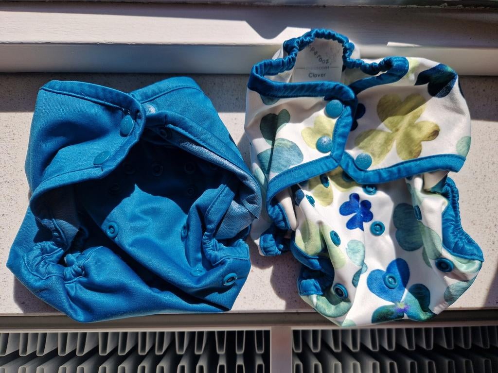 2 Rumparooz one size (3-16kg) overbroekje wasbare luiers, Ophalen of Verzenden, Gebruikt, Rumparooz