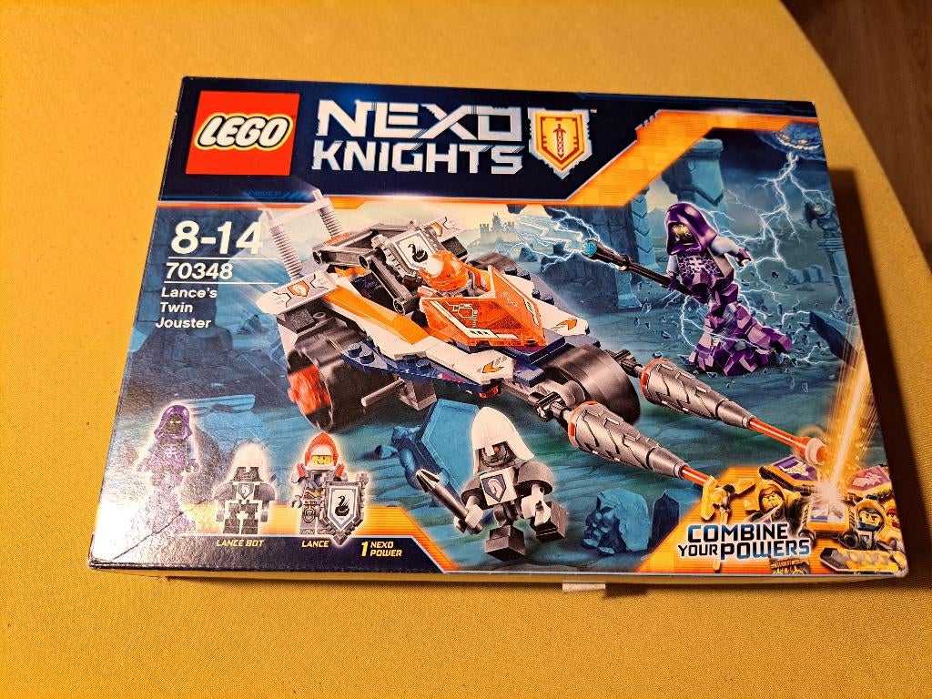 LEGO Nexo Knights Lance's Twin Jouster (70348), Ophalen of Verzenden, Zo goed als nieuw, Complete set, Lego