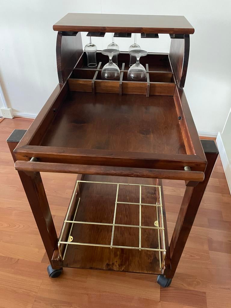 Luxe Drankentrolley / Bartrolley - Nieuw, Made in Italy, Ophalen, Nieuw