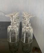 Crystal d'Arques glaasjes, model Louvre en Versaille, Antiek en Kunst, Antiek | Glas en Kristal, Ophalen of Verzenden