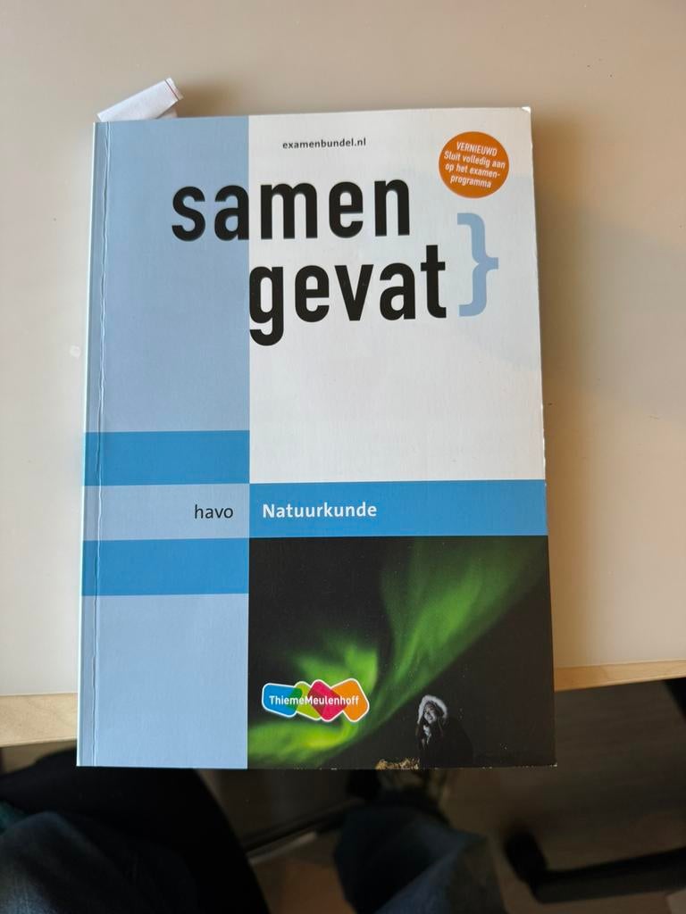 Examenbundel + samengevat natuurkunde havo, Boeken, Schoolboeken, Ophalen, Zo goed als nieuw, Overige niveaus, Nederlands