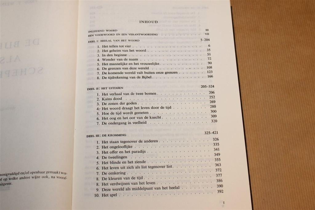 De Bijbel als Schepping — Genesis Uitleg — F. Weinreb 1979, Ophalen of Verzenden, Gelezen