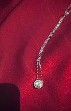 DAGAANBIEDING Orinele Swarovski Angelic ketting, Ophalen of Verzenden, Zo goed als nieuw, Zilver, Overige materialen