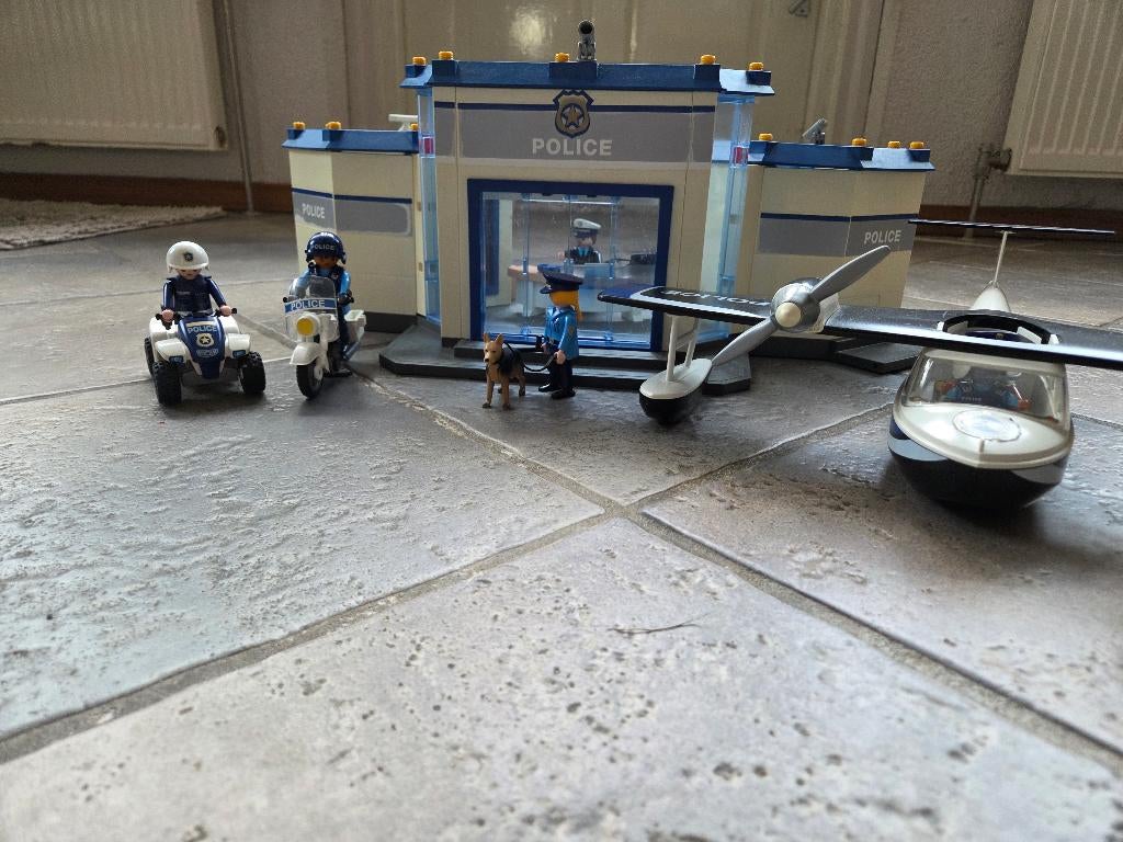 Playmobil politie set, Kinderen en Baby's, Speelgoed | Playmobil, Ophalen, Gebruikt, Complete set
