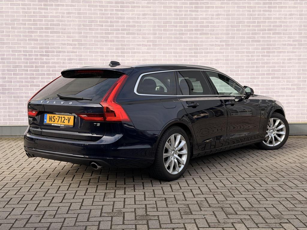Volvo V90 2.0 T5 Momentum | Stoelverwarming | Adaptive Cruis, Auto's, 12 maanden, Euro 6, Blauw, 93 €/maand
