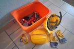Bak vol bouw gereedschap + helm, Kinderen en Baby's, Ophalen of Verzenden, Zo goed als nieuw