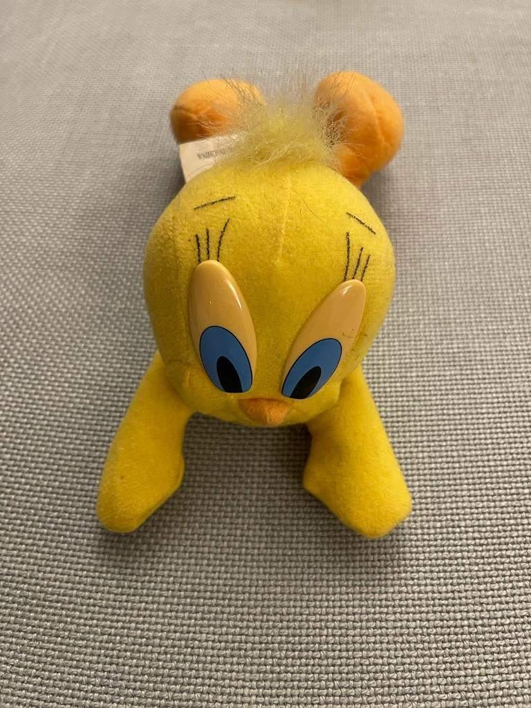 Pluche Tweety beanbag, Ophalen of Verzenden, Gebruikt, Geel, Overige typen