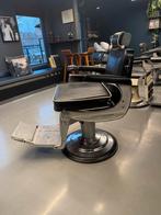 3x Takara-Belmont Apollo Barbierstoelen met Hoofdsteun, Ophalen, Drie, Zwart, Leer