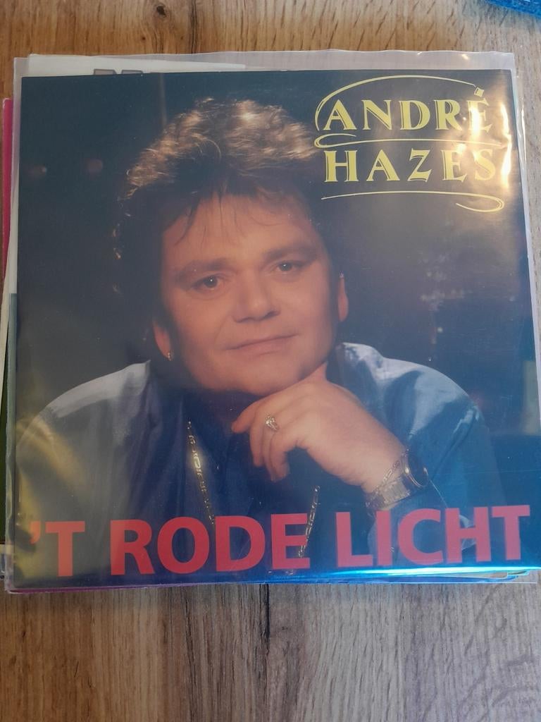Andre hazes 7inch t,rode licht, Ophalen of Verzenden, Zo goed als nieuw, Nederlandstalig