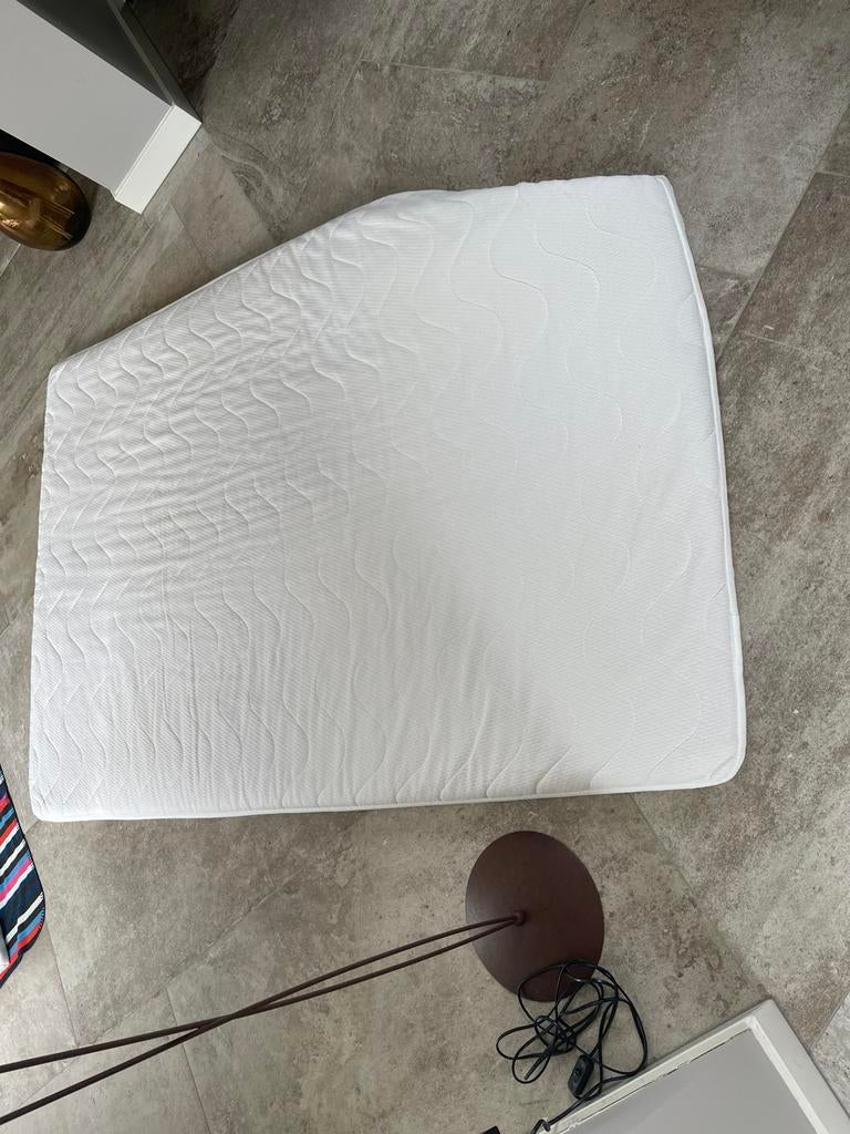 Topper frans bed caravan, Gebruikt, Tweepersoons, Matras, 200 cm