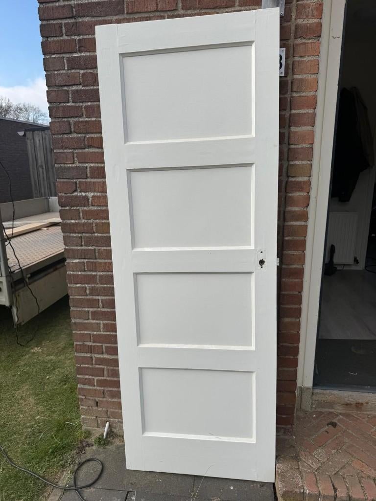 Paneeldeur (3 stukst), Doe-het-zelf en Verbouw, Deuren en Horren, Ophalen, Gebruikt, Minder dan 80 cm, Binnendeur