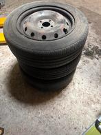 3x Stalen velgen met banden - 185/65 R15 (4-gaats), Auto diversen, Wieldoppen, Ophalen, Gebruikt