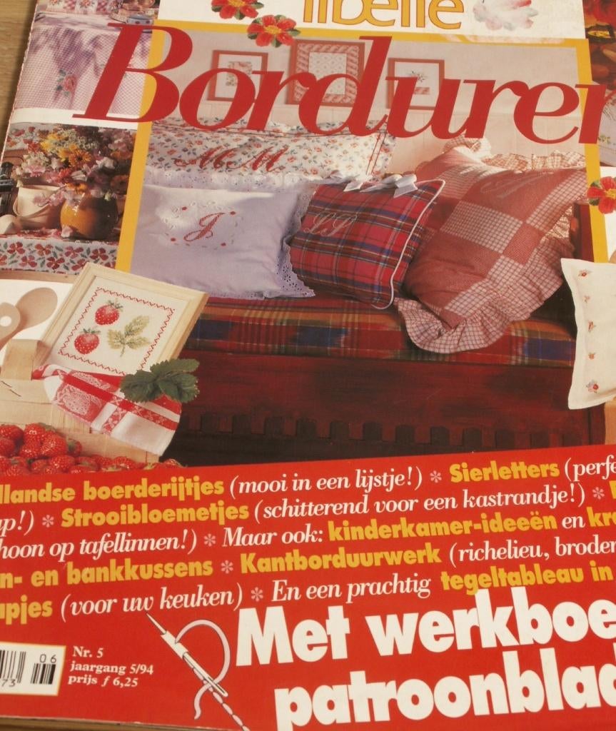 Libelle borduren boerderijen, sierletters, strooibloempjes,, Ophalen of Verzenden, Zo goed als nieuw, Patroon