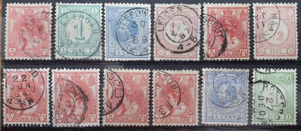 Kleinrond stempels (550), Verzenden, T/m 1940, Gestempeld