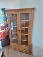 Hoekkast met geslepen glas, Huis en Inrichting, Kasten | Vitrinekasten, Ophalen, 25 tot 50 cm, Glas, 50 tot 100 cm