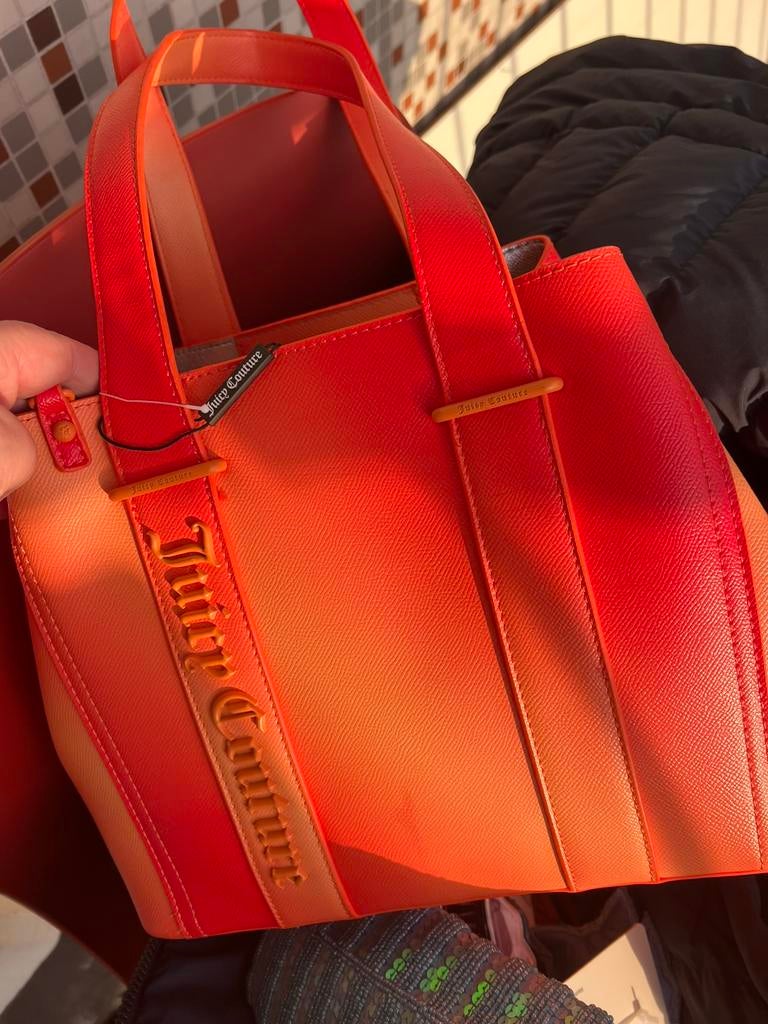NEW- Juicy Couture Jasmine Shaded Bag ORANGE  Tags & Acces, Sieraden, Tassen en Uiterlijk, Tassen | Damestassen, Ophalen of Verzenden