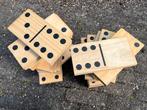 Houten domino XXL speelgoed buiten en binnen, Ophalen of Verzenden, Gebruikt, Overige typen