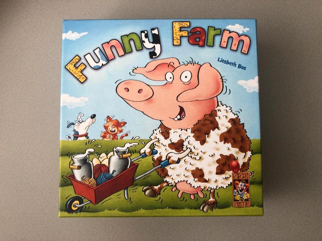 Spelletje Funny Farm, Ophalen of Verzenden, Zo goed als nieuw