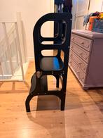 Leertoren / Tafel / Kinderstoel - Zwart, Lichte Gebruiksspor, Ophalen of Verzenden, Gebruikt, Overige typen