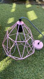 Moderne roze metalen lamp, Ophalen, Gebruikt, Metaal, Minder dan 100 cm