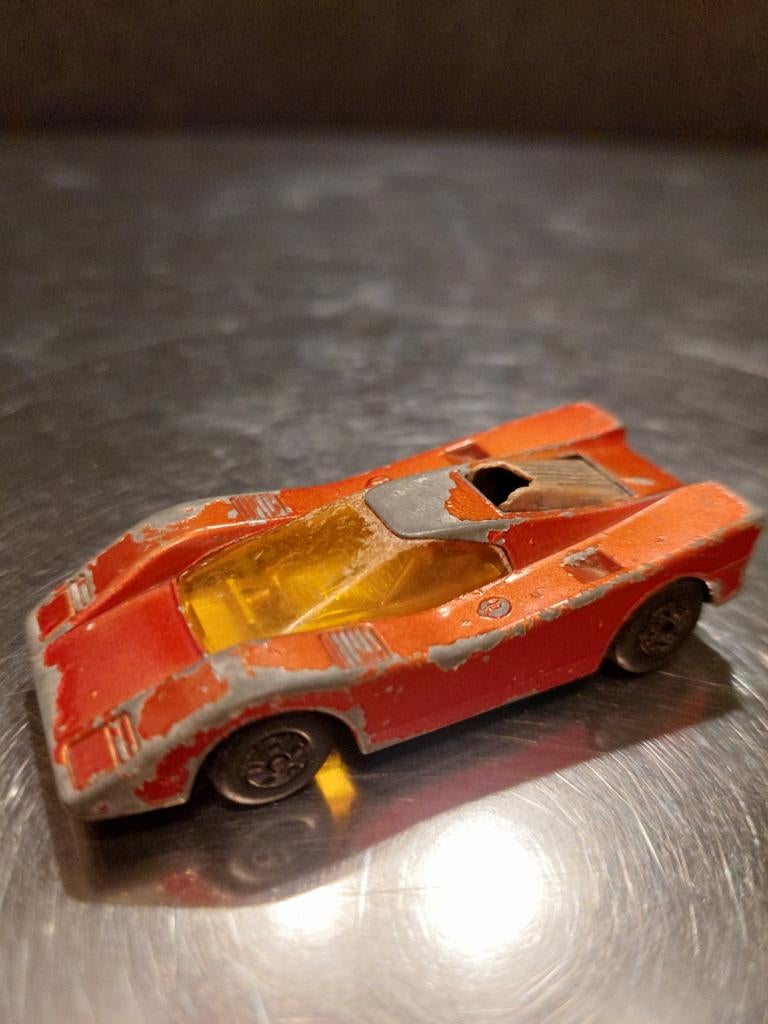 Matchbox lesney race auto/ le mans achtig/vintage /lesney, Ophalen of Verzenden, Gebruikt