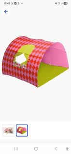 Flexa World kindertent voor bedden - roze/rood geruit, Ophalen of Verzenden, Gebruikt