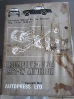 vraagbaak   TRUIMPH TR4   1961 / 1967, Ophalen of Verzenden