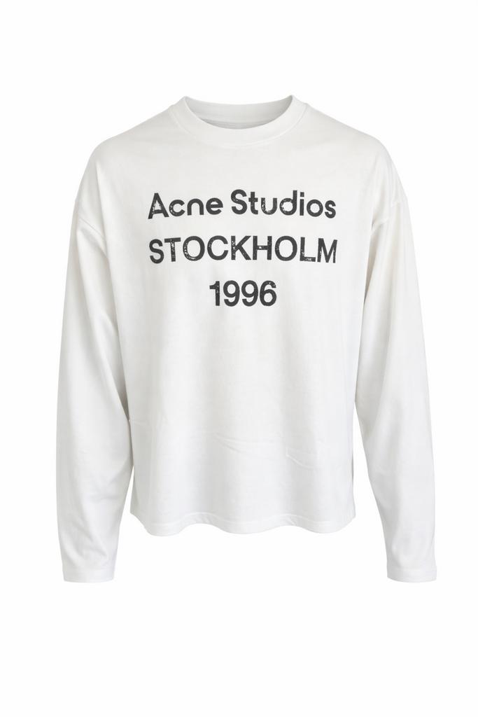 Acne Studios longsleeve wit sprayed, Ophalen of Verzenden, Zo goed als nieuw, Maat 52/54 (L), Wit