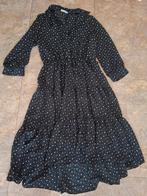 Zwarte Zara jurk met witte stippen - Maat L, Kleding | Dames, Ophalen of Verzenden