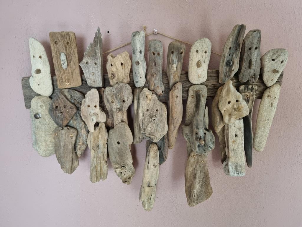 Drijfhout Decoratie. Driftwood hanger. Hout uit Indonesië., Ophalen of Verzenden, Azië, Hout