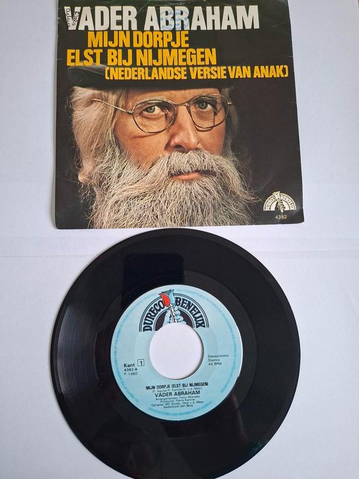 Vader Abraham - Mijn Dorpje (Elst bij Nijmegen) Single, Cd's en Dvd's, Vinyl Singles, Gebruikt, Nederlandstalig, Ophalen of Verzenden